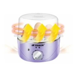 SEENLIN Cuiseur à Œufs Électrique - Appareil Vapeur Sans BPA Pour 1 à 7 Œufs - Œuf à La Coque Mollet Ou Dur - Doseur Et Perce-Œufs Inclus, Violet -Petit Électroménager 75460071 5