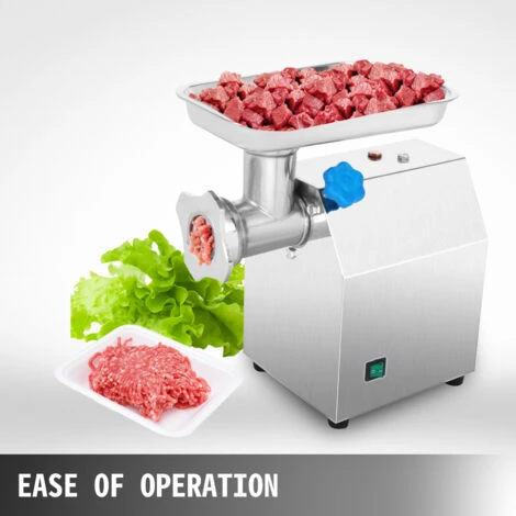 VEVOR Hachoir A Viande Electrique Inox Professionnel Saucisse 122 Kg/h 850 W 7 VEVOR Hachoir A Viande Electrique Inox Professionnel Saucisse 122 Kg/h 850 W – Image 5