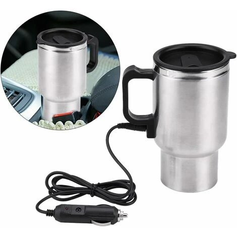 Thermos électrique - Chauffe-tasse De Voyage En Acier Inoxydable Pour Bouilloire De Voiture électrique 65℃ 12V 4 Thermos électrique - Chauffe-tasse De Voyage En Acier Inoxydable Pour Bouilloire De Voiture électrique 65℃ 12V – Image 2