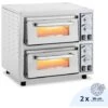 Four à Pizza électrique 2 Chambres 4400 W Ø 35 Cm Minuterie 30 Min -Petit Électroménager 77030284 1