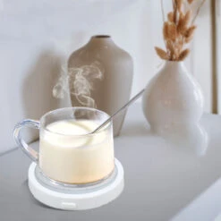 Chauffe-tasse électrique USB, Avec Arrêt Automatique, Pour Café, Cacao, Thé, Lait, Blanc -Petit Électroménager 77103920 4