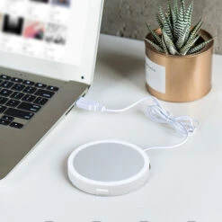 Chauffe-tasse électrique USB, Avec Arrêt Automatique, Pour Café, Cacao, Thé, Lait, Blanc -Petit Électroménager 77103920 5