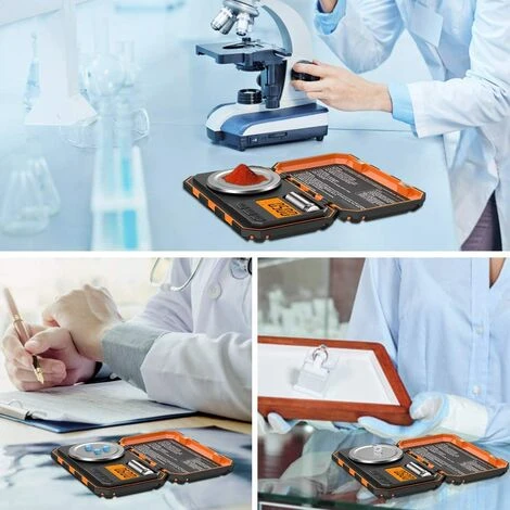 Balance De Cuisine, 50g/0.001g Balance De Poche Numérique, Balances Alimentaires De Précision 0,001 G, Avec Étalonnage Poids 50g, Pince à Épiler, Fonction De Tare, LCD Rétroéclairé 7 Balance De Cuisine, 50g/0.001g Balance De Poche Numérique, Balances Alimentaires De Précision 0,001 G, Avec Étalonnage Poids 50g, Pince à Épiler, Fonction De Tare, LCD Rétroéclairé – Image 5