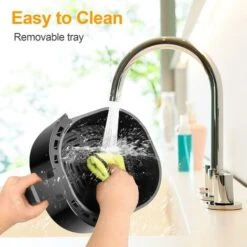 Friteuse Sans Huile 4L Friteuse à Air Chaud électrique 6 Programmes -Petit Électroménager 77836713 5