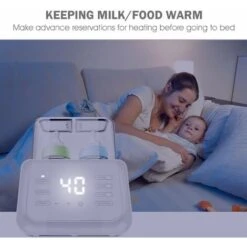 Chauffe-biberon, Stérilisateur De Biberon Multifonctionnel, Chauffe-aliments Pour Bébé Et Garde-chaud Avec écran LCD, Blanc -Petit Électroménager 78411209 3
