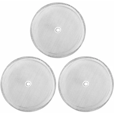 Lot De 3 Filtres De Rechange Pour Cafetière Française 10,2 Cm Maille En Acier Inoxydable Remplacement Pour Cafetière Française 1000 Ml / 963,9 G / 8 Tasses 3 Lot De 3 Filtres De Rechange Pour Cafetière Française 10,2 Cm Maille En Acier Inoxydable Remplacement Pour Cafetière Française 1000 Ml / 963,9 G / 8 Tasses