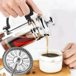 Lot De 3 Filtres De Rechange Pour Cafetière Française 10,2 Cm Maille En Acier Inoxydable Remplacement Pour Cafetière Française 1000 Ml / 963,9 G / 8 Tasses 11 Lot De 3 Filtres De Rechange Pour Cafetière Française 10,2 Cm Maille En Acier Inoxydable Remplacement Pour Cafetière Française 1000 Ml / 963,9 G / 8 Tasses -Petit Électroménager 79388799 5