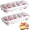 2 Pièces Boite A Oeufs Frigo, Boite Oeufs Plastique Transparent, Boite A œufs Pour Réfrigérateur Avec Couvercle, Porte-œufs Empilable Capacité Pour 10 œufs (Transparent) 1 2 Pièces Boite A Oeufs Frigo, Boite Oeufs Plastique Transparent, Boite A œufs Pour Réfrigérateur Avec Couvercle, Porte-œufs Empilable Capacité Pour 10 œufs (Transparent) -Petit Électroménager 79594813 1