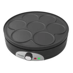 ARTHUR MARTIN AMPC37 - Crepiere éléctrique Réversible - 1500W - 37cm - Pieds Anti-dérapants - Thermostat Réglable