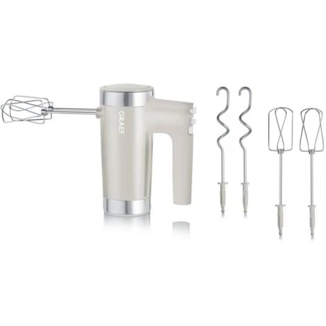 Graef HM508EU Batteur 600 W Taupe 4 Graef HM508EU Batteur 600 W Taupe – Image 2