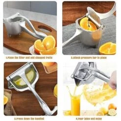 Presse-agrumes, Presse-agrumes Manuel, Presse-agrumes, Aluminium Robuste -Petit Électroménager 83700178 3