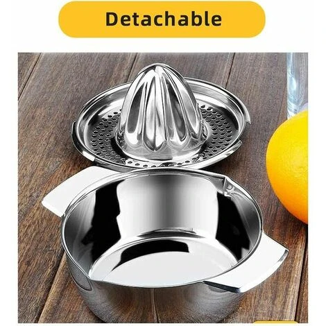 Presse Agrume Manuel Presse Orange Inox Presse Citron Orange Juicer Lavable Au Lave-Vaisselle Pour Oranges Citrons Limes 4 Presse Agrume Manuel Presse Orange Inox Presse Citron Orange Juicer Lavable Au Lave-Vaisselle Pour Oranges Citrons Limes – Image 2