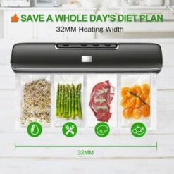 Machine Sous Vide Alimentaire, 6 En 1 Appareils De Mise Sous Vide, Mise Sous-Vide Pour Aliments, Viandes, Légumes, Fruits La Conservation, Inclus 15 Pcs Sac Sous Vide, Tuyau D'extraction De Gaz (Noir) 9 Machine Sous Vide Alimentaire, 6 En 1 Appareils De Mise Sous Vide, Mise Sous-Vide Pour Aliments, Viandes, Légumes, Fruits La Conservation, Inclus 15 Pcs Sac Sous Vide, Tuyau D'extraction De Gaz (Noir) -Petit Électroménager 85567876 3