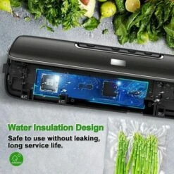 Machine Sous Vide Alimentaire, 6 En 1 Appareils De Mise Sous Vide, Mise Sous-Vide Pour Aliments, Viandes, Légumes, Fruits La Conservation, Inclus 15 Pcs Sac Sous Vide, Tuyau D'extraction De Gaz (Noir) 11 Machine Sous Vide Alimentaire, 6 En 1 Appareils De Mise Sous Vide, Mise Sous-Vide Pour Aliments, Viandes, Légumes, Fruits La Conservation, Inclus 15 Pcs Sac Sous Vide, Tuyau D'extraction De Gaz (Noir) -Petit Électroménager 85567876 5