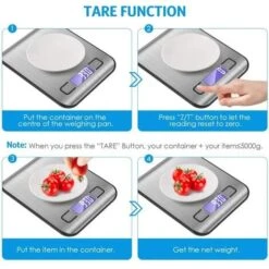 None Balance De Cuisine Numérique Balance De Cuisine électronique Balance Alimentaire De Précision 5kg/ 1g En Acier Inoxydable 8 None Balance De Cuisine Numérique Balance De Cuisine électronique Balance Alimentaire De Précision 5kg/ 1g En Acier Inoxydable -Petit Électroménager 86501593 3