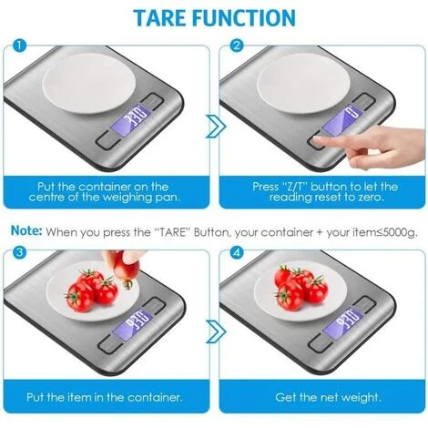None Balance De Cuisine Numérique Balance De Cuisine électronique Balance Alimentaire De Précision 5kg/ 1g En Acier Inoxydable 5 None Balance De Cuisine Numérique Balance De Cuisine électronique Balance Alimentaire De Précision 5kg/ 1g En Acier Inoxydable – Image 3