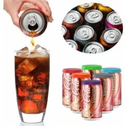 OAAO Couvercles De Canette De Soda En Silicone, Lot De 6 Couvercles De Canette De Soda/boisson/bière Réutilisables, Couvercles De Canette, Bouchons De Canette, Couvercle De Canette, économiseur De Can 8 OAAO Couvercles De Canette De Soda En Silicone, Lot De 6 Couvercles De Canette De Soda/boisson/bière Réutilisables, Couvercles De Canette, Bouchons De Canette, Couvercle De Canette, économiseur De Can -Petit Électroménager 87200832 2