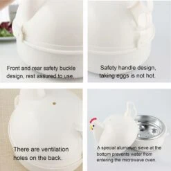 Egg Boiler,Cuiseur à Oeufs Big Boiley 13.3 15.7 15.7cm, Micro-ondes Boiler Rapid Egg Cooking Appliances,4 Oeufs 11 Egg Boiler,Cuiseur à Oeufs Big Boiley 13.3 15.7 15.7cm, Micro-ondes Boiler Rapid Egg Cooking Appliances,4 Oeufs -Petit Électroménager 87488638 5