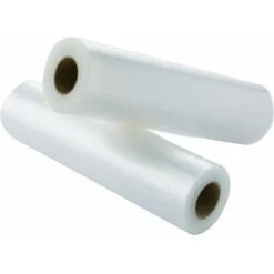 2 Rouleaux Film Professionnel Stable, Sacs Soudure Film Roulettes Grande 20 X 500 Cm Convient Pour Tous Les Recettes à Stocker Sous Vide/Thermosoudeuse/de Mise Sous Vide