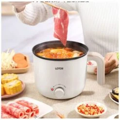 Petite Marmite électrique En Acier Inoxydable De1.3 L, Marmite électrique Portable Pour Chambre D'étudiant/studio/hôtel/camping/bureau(B) -Petit Électroménager 88671338 3