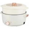 Mijoteuse Petite Chaudière électrique Domestique Multifonctionnelle Wok électrique Frit Poêle Antiadhésive (couleur Crème) -Petit Électroménager 88675369 1