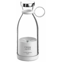 350ml Mélangeur Portable Mélangeur De Jus Frais Bouteille Mini Mélangeurs Presse-agrumes électrique Mélangeur Mélangeurs De Fruits Extracteurs De Fruits Blanc