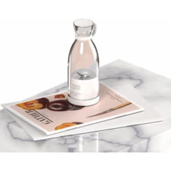 Gourde Blender Portable Sans Fil 350 Ml Pour Smoothies Et Milk Shake Avec Chargeur à Induction Sans BPA (Blanc) -Petit Électroménager 88683619 3