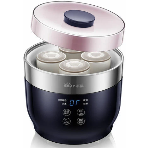 Yaourtière Électrique, 1L Maison Automatique Électrique Crème Yaourtière Machine Yaourtière Outil De Brassage 3 Yaourtière Électrique, 1L Maison Automatique Électrique Crème Yaourtière Machine Yaourtière Outil De Brassage