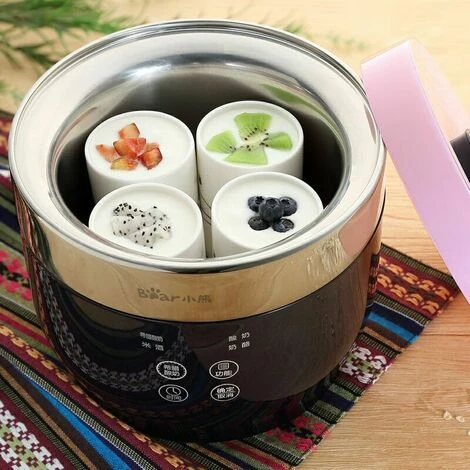 Yaourtière Électrique, 1L Maison Automatique Électrique Crème Yaourtière Machine Yaourtière Outil De Brassage 4 Yaourtière Électrique, 1L Maison Automatique Électrique Crème Yaourtière Machine Yaourtière Outil De Brassage – Image 2