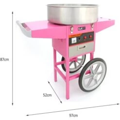 Kukoo - Machine à Pop-Corn De 8oz Et Machine à Barbe à Papa Avec Chariots -Petit Électroménager 88712291 5