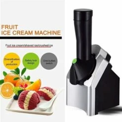Machine A Sorbet Aux Fruits Electrique Pour Sorbetiere Pour Faire Des Desserts A La Creme Glacee Vegetaliens