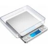 Balance De Précision, 500g/0.01g, Balance De Precision 0.01g, Balance De Cuisine Avec Fonction Tare Et Compte, Écran LCD Rétroéclairé (argent) 2 Balance De Précision, 500g/0.01g, Balance De Precision 0.01g, Balance De Cuisine Avec Fonction Tare Et Compte, Écran LCD Rétroéclairé (argent) -Petit Électroménager 89304645 1