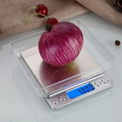 Balance De Précision, 500g/0.01g, Balance De Precision 0.01g, Balance De Cuisine Avec Fonction Tare Et Compte, Écran LCD Rétroéclairé (argent) -Petit Électroménager 89304645 2