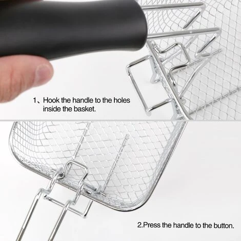 FRITEUSE ÉLECTRIQUE EN ACIER 3 LT 2000W THERMOSTAT AIGOSTAR 6 FRITEUSE ÉLECTRIQUE EN ACIER 3 LT 2000W THERMOSTAT AIGOSTAR – Image 4