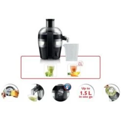 Philips Blender - 500W, 1.5L, Application De Recettes NutriU, QuickClean (HR1832/00) -Petit Électroménager 90231507 3