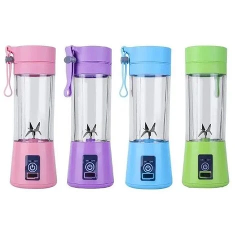 Mini Mixeur Et Mixeur Domestique Rechargeable USB 6 Lames Jus En Plastique Presse-agrumes électrique Tasse Mélangeurs Portables B5 4 Mini Mixeur Et Mixeur Domestique Rechargeable USB 6 Lames Jus En Plastique Presse-agrumes électrique Tasse Mélangeurs Portables B5 – Image 2