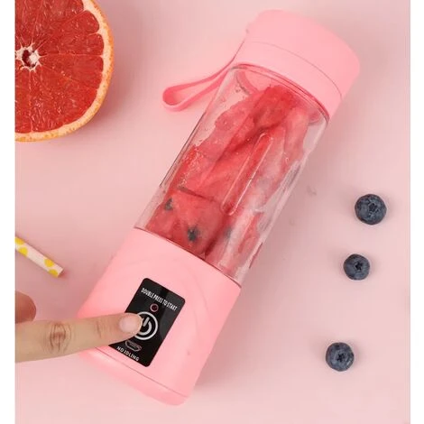 Mini Mixeur Et Mixeur Domestique Rechargeable USB 6 Lames Jus En Plastique Presse-agrumes électrique Tasse Mélangeurs Portables B5 7 Mini Mixeur Et Mixeur Domestique Rechargeable USB 6 Lames Jus En Plastique Presse-agrumes électrique Tasse Mélangeurs Portables B5 – Image 5