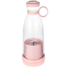 Portable Blender Bouteille,  USB Rechargeable Mini Mixeur Blender Multifonctionnel Fresh Juice Blender Bouteille Mixeur De Fruits électrique Avec Poignée -Petit Électroménager 90555854 5