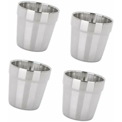 Mug Moderne En Acier Inoxydable Tasse à Café Tasse à Bière-4 Pièces, 3 Mug Moderne En Acier Inoxydable Tasse à Café Tasse à Bière-4 Pièces,