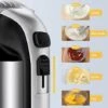 Mélangeur à Main électrique 6 En 1 Cuisine 450W Batteur Polyvalent 5 Vitesses Mélangeur à œufs Puissant Shaker à œufs Avec 4 Accessoires 1 Base De Stockage Facilement éjectée 1 Mélangeur à Main électrique 6 En 1 Cuisine 450W Batteur Polyvalent 5 Vitesses Mélangeur à œufs Puissant Shaker à œufs Avec 4 Accessoires 1 Base De Stockage Facilement éjectée -Petit Électroménager 91415100 1