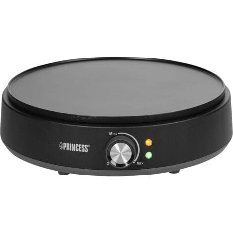 Princess Deluxe Crêpière Voyant Lumineux, Revêtement Anti-adhésif Noir 3 Princess Deluxe Crêpière Voyant Lumineux, Revêtement Anti-adhésif Noir