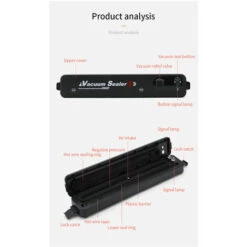 Machine Sous Vide Alimentaire, Appareil De Mise Sous Vide La Cuisine Et La Conservation, Pour Aliments, Viandes, Légumes, Fruits Inclus 10 Sac Sous Vide -Petit Électroménager 92358975 4