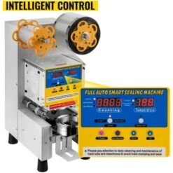 VEVOR Machine A Sceller La Tasse De The Automatique 450 W, Scellant A Tasse De The A Bulles Modes Manuel Et Automatique, Machine De Cachetage De Tasse 220 V Scelleur De Gobelet Bonne Etancheite -Petit Électroménager 92384817 3