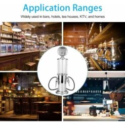 WddnAot Distributeur D'alcool Avec 2 Pulvérisateurs, Boisson, Vin, Whisky, Récipient, Liqueur, Bière, Vin, Soda, Boisson Gazeuse, Pompe à Boisson, Pompe à Essence, Machine à Verser, Barman, Station De -Petit Électroménager 92400037 3