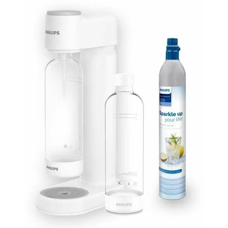 Philips GoZero - Machine à Soda Lite Avec Accessoires, Blanc ADD4901WH/10 3 Philips GoZero - Machine à Soda Lite Avec Accessoires, Blanc ADD4901WH/10