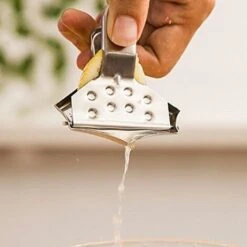 Presse-agrumes Manuel En Acier Inoxydable Pour Orange, Citron, Citron Vert Et Agrumes - Lot De 4, Taille 12,5 X 6,5 Cm, Couleur Argentée. -Petit Électroménager 92617998 3