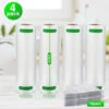 Randaco Rouleaux sous vide，Sacs Sous Vide Alimentaire 4 Rouleaux, 20 X 600 CM Pour Appareil De Mise Sous Vide, Réfrigérateur, Réutilisable -Petit Électroménager 92684361 1