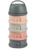 BEABA, Boîte Doseuse, 4 Compartiments, Mineral Grey / Pink -Petit Électroménager 92756102 1
