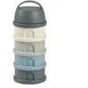 BEABA, Boîte Doseuse, 4 Compartiments, Mineral Grey / Blue -Petit Électroménager 92756137 1