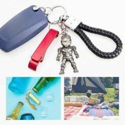 Porte-clés Décapsuleur Multifonctionnel Mini Décapsuleur Couleur Aléatoire - 10 Pièces -Petit Électroménager 92939319 5